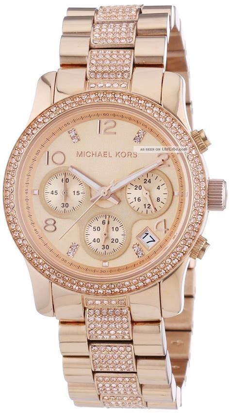 michael kors damenuhr roségold|michael kors damenuhrn.